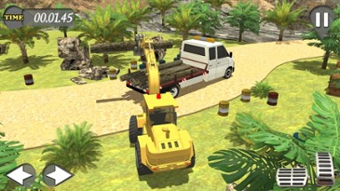 Offroad Cargo Delivery Truck: 3D Woods Transport Image