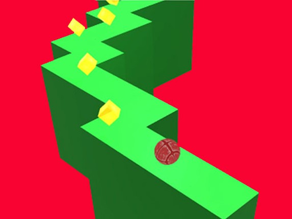 Wall Ball ZigZag Game 3D Game Cover