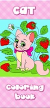 Cat Kitty Kitten Coloring Book Image