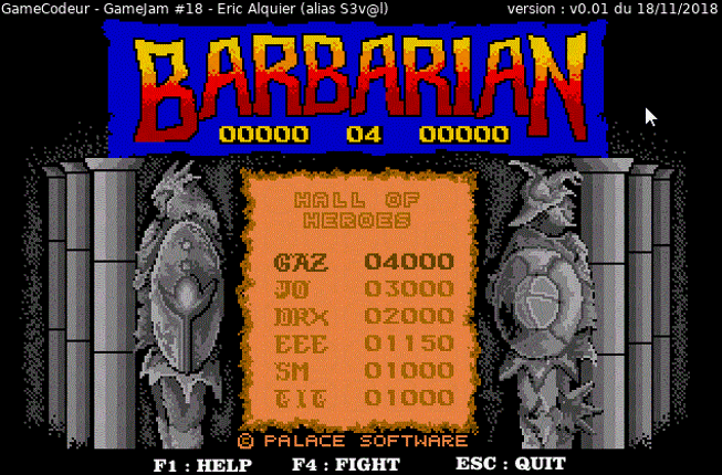 Barbarian (Atari ST) - Reloaded Game Cover