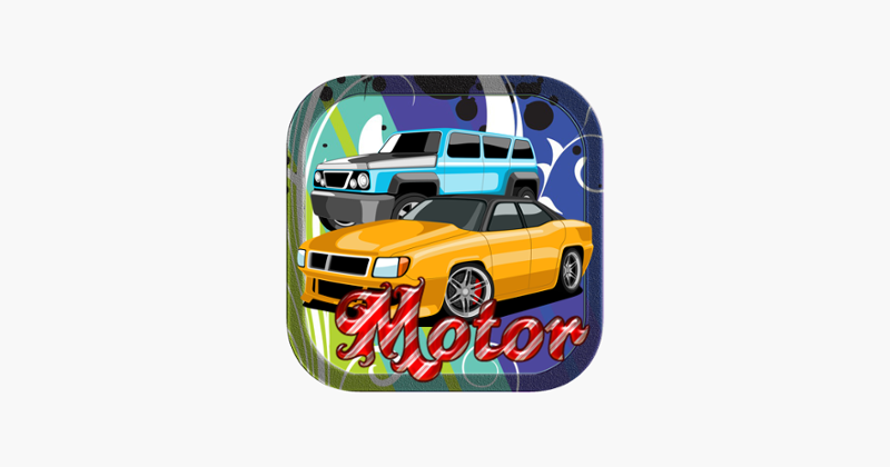Motor Cars &amp; Truck Color Puzzle Match Skills Quiz Game Cover
