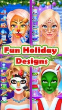 Christmas Face Paint Party - Kids Salon Games Image