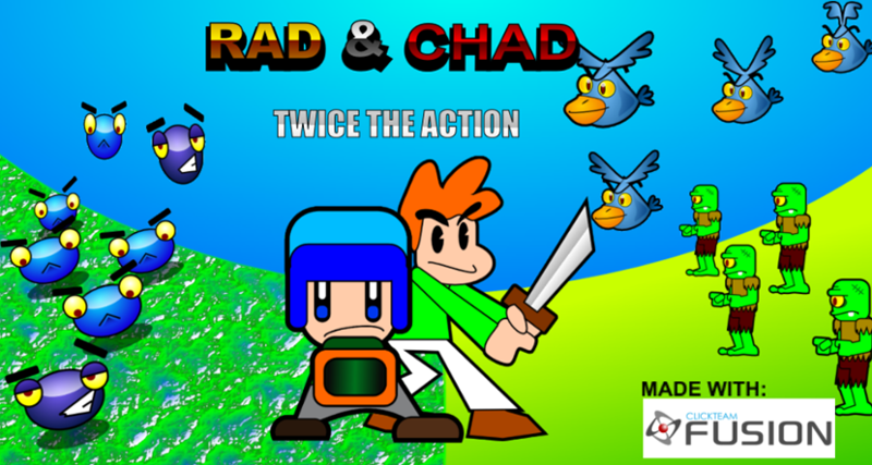 Rad & Chad in: Twice the Action Game Cover