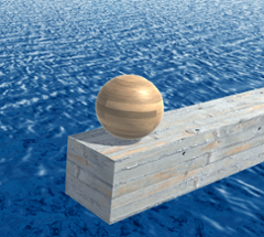 The Ball Lost In The Ocean Image