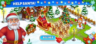 New Year Farm of Santa Claus Image