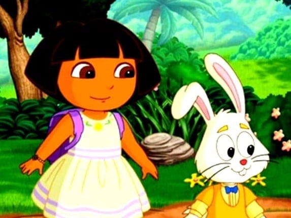 Dora Happy Easter Differences Game Cover