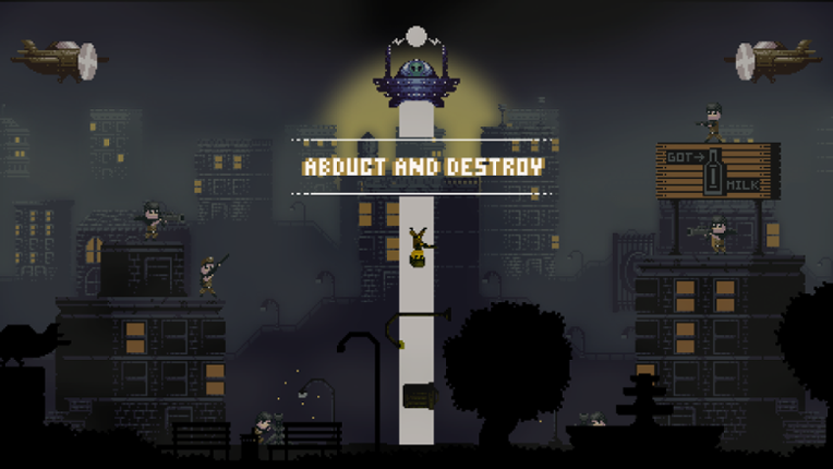 Abduct And Destroy! Game Cover