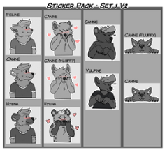 Telegram Stick Base Set 1 (4 Stickers) Image