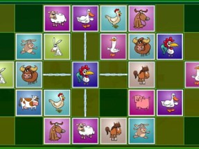 Farm Animals Matching Puzzles Image