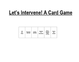 Let's Intervene!  A Card Game Image