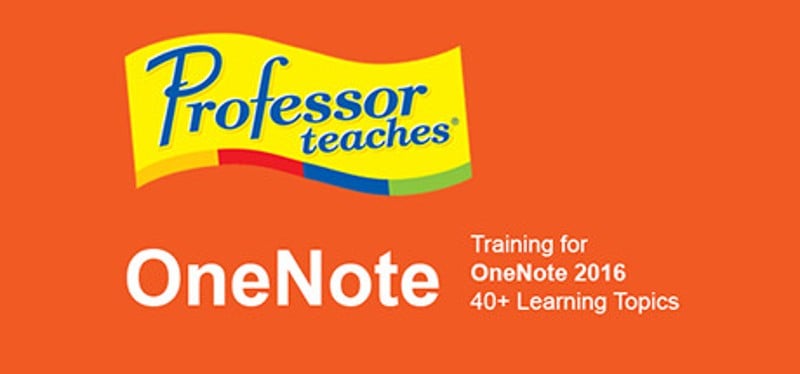 Professor Teaches OneNote 2016 Game Cover