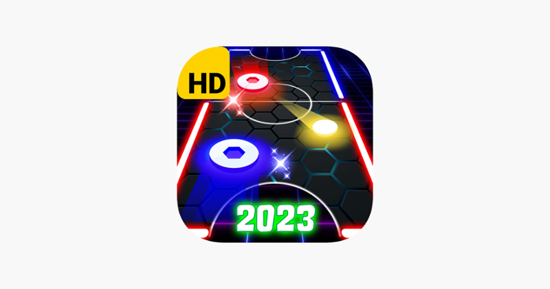Air Hockey Glow HD Arcade 2D Game Cover