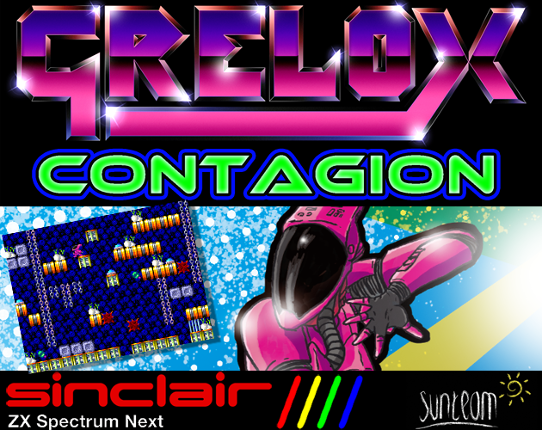 Grelox: Contagion (ZX Spectrum Next) Game Cover