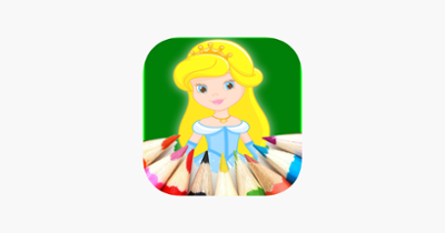 Girls Princess Coloring Pages Education Game Image