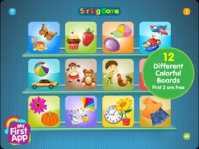 Sorting game for preschool kid Image
