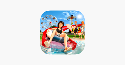 Water Slide: Amusement Park 3D Image