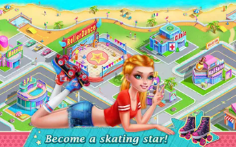 Roller Skating Girls Image