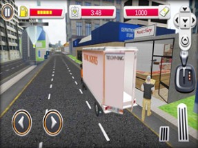 Drive Thru Supermarket 3D - Cargo Delivery Truck Image