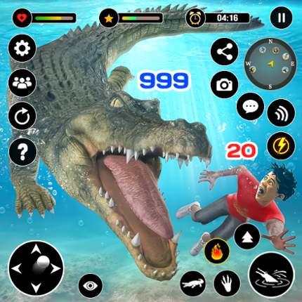 Animal Crocodile Attack Sim Game Cover