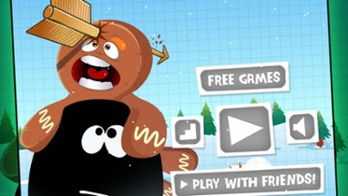 Gingerbread Stickman Bow &amp; Arrow Shooting Showdown Image