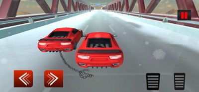Chained Car Race In Snow Image