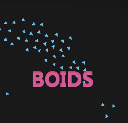 Boids simulation Game Cover