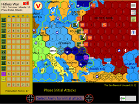 Hitler's War Boardgame - Computer Version Image