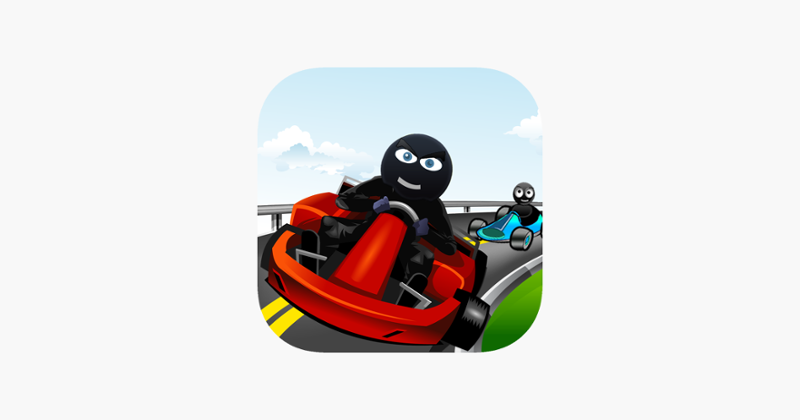Angry Stick-man Road Karts: Asphalt Go-Kart Racing Free Game Cover