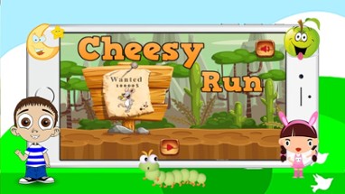 Cheesy Run - rat adventure free games for kids Image