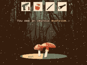 You wake up in a forest. It's raining. Image