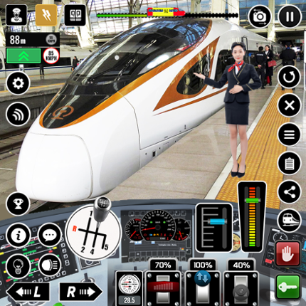 Railway Train Simulator Games Game Cover