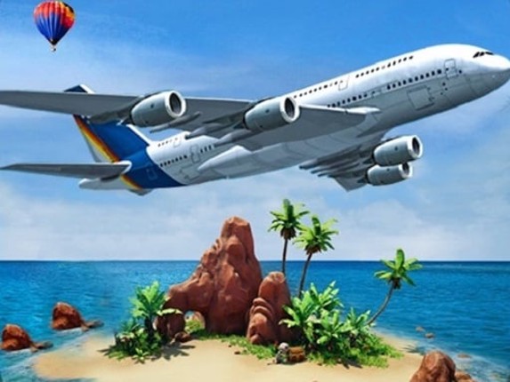 Airplane Simulator Island Travel Game Cover