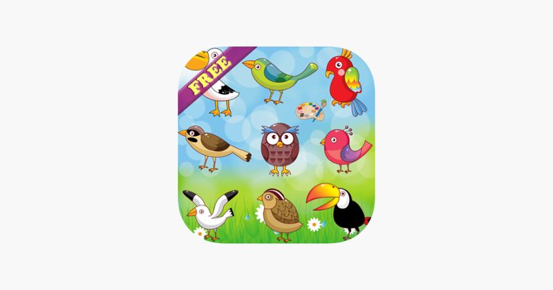 Coloring Book for Toddlers: Birds ! FREE Coloring Pages and Pictures Game Cover