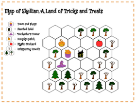 Skellian: A Land of Tricks and Treats, a Halloween TTRPG setting for kids Image