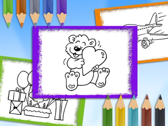Cartoon Coloring Book Game Cover
