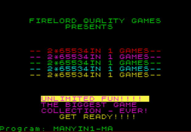 CSSCGC - 2*65534-in-1 Games BASIC Game Cover