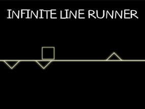 Infinite 2d line runner - avoid triangle obstacles - android hyper casual game Image