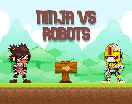ninja vs robots Game Cover