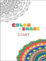 Adult Coloring Book - Free Fun Games for Stress Relieving Color Therapy and Share Image