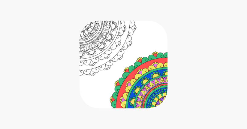 Adult Coloring Book - Free Fun Games for Stress Relieving Color Therapy and Share Game Cover