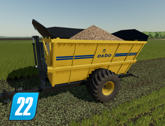 FS22 - Oxbo High Tip Dump Cart Game Cover