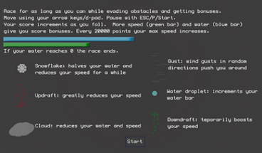 Rainfall: Race of the drops! Image