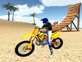 Motocross Beach Stunts Gas 3D Image