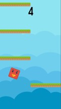 Color Red Geometry Bird Square Blok Jump Dash Spikes Image