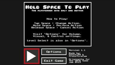 Hold Space to Play Image