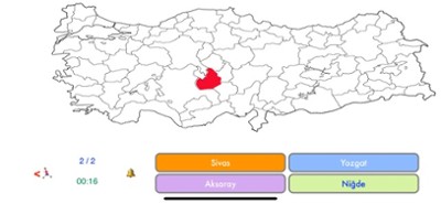 Harita Yapboz Şehir Bulma Oyun Image