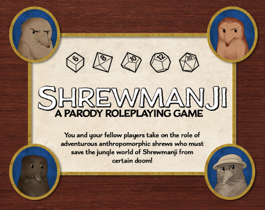 Shrewmanji: A Parody Roleplaying Game Game Cover
