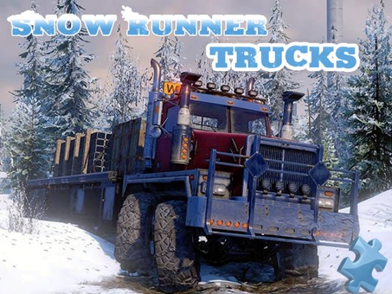 Snow Runner Trucks Jigsaw Game Cover