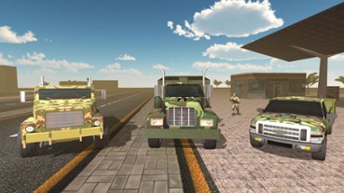 Army Transport Truck Driver Image
