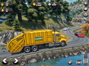 Driving Games Garbage Truck Image